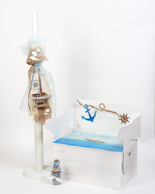 Θρανίο αντικέ με θέμα ναυτικό καράβι