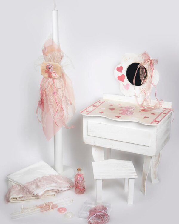 Σετ κουτί βάπτισης boudoir με θέμα το μικρό μου πόνυ