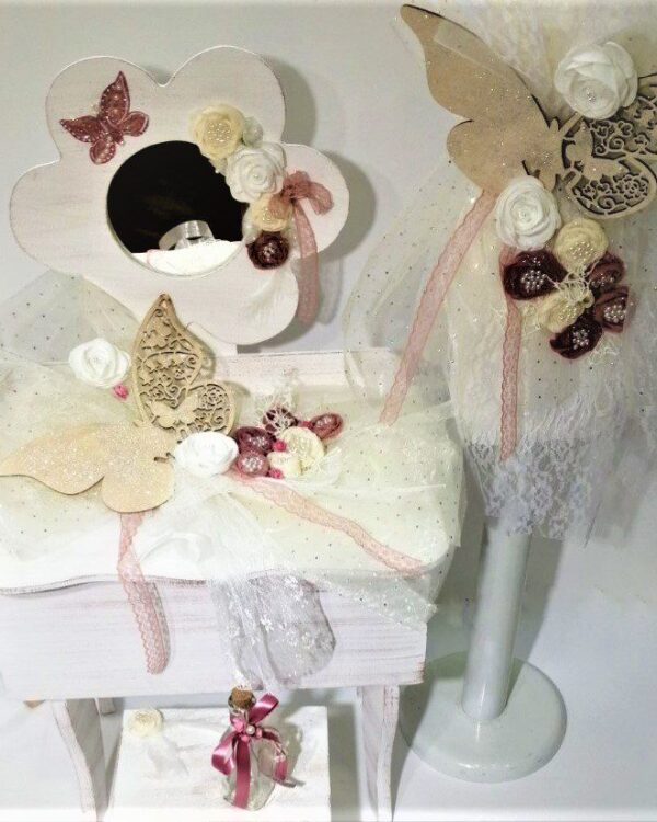 Σετ βάπτισης με Πεταλούδες