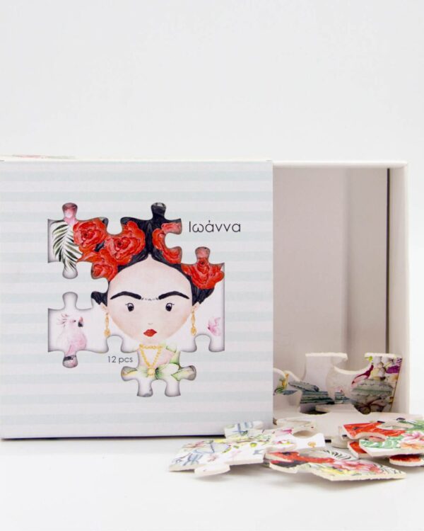 Προσκλητήριο βάπτισης Puzzle, θεματική βάπτιση