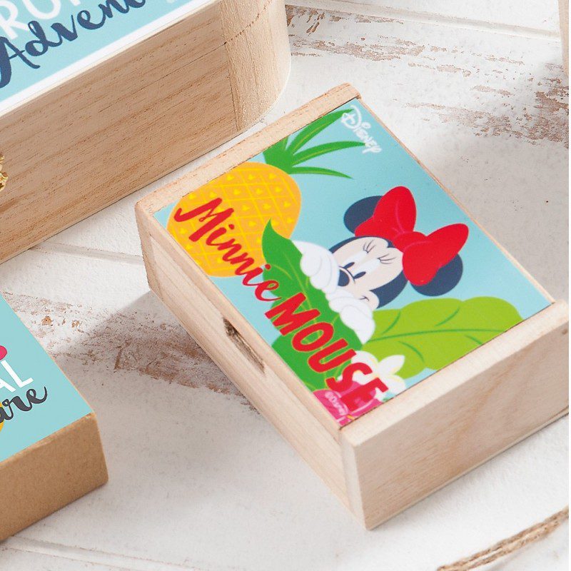 Μπομπονιέρα κουτάκι με φιγούρες Disney micky mouse και minnie mouse