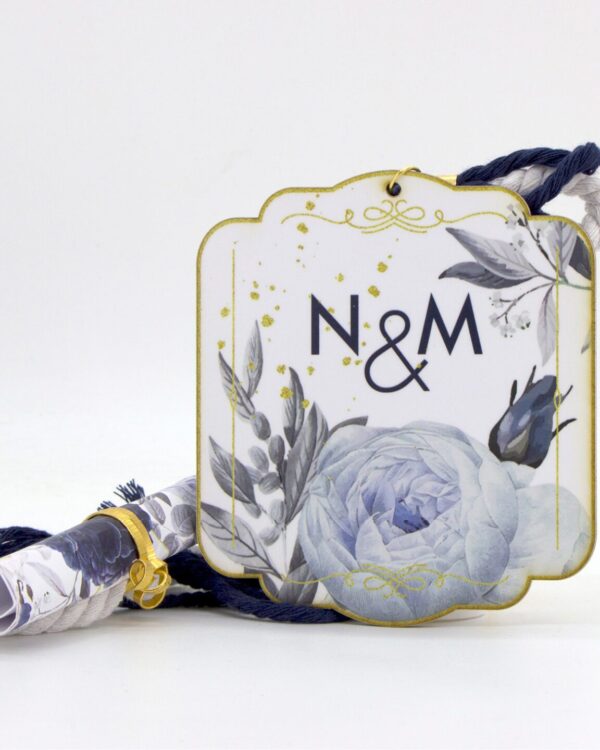 μπομπονιλερα ξυλινο καδρακι και προσκλητήριο σε ρολάκι μαζί