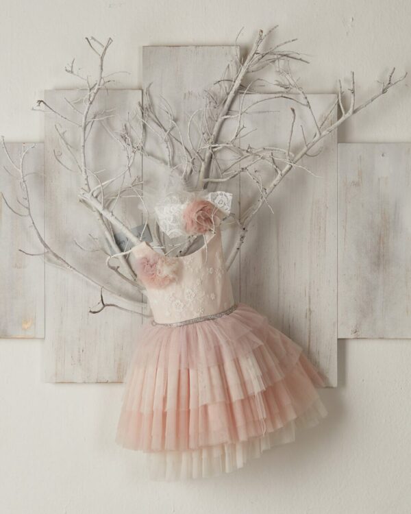 Βαπτιστικό φόρεμα σε αποχρώσεις του ροζ, της Guy Laroche