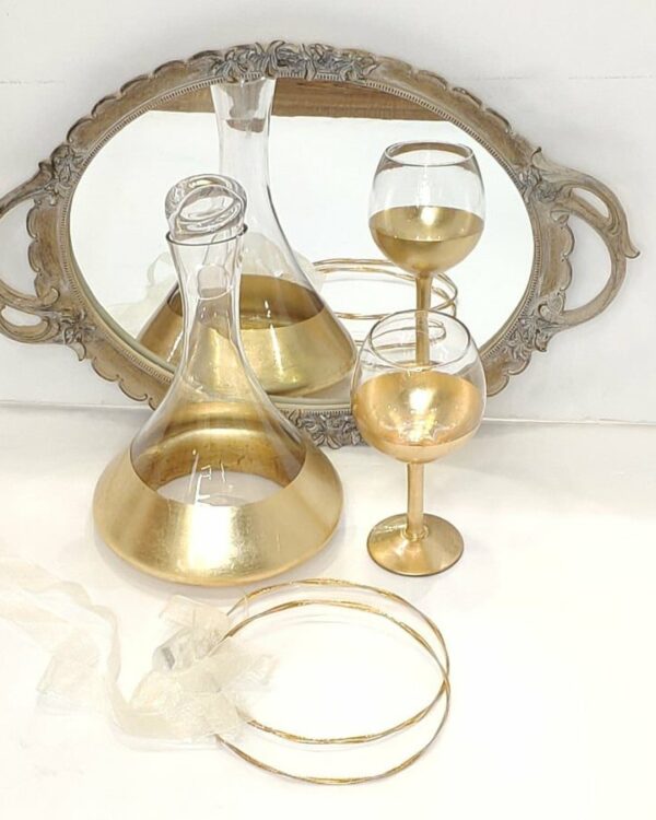 Πλήρες Σετ Κουμπάρου σε χρυσό