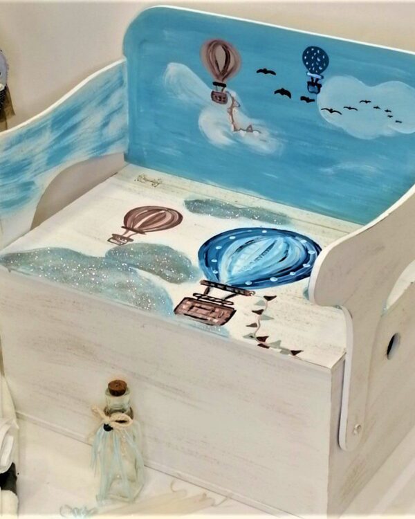 Σετ βάπτισης με θέμα το αερόστατο