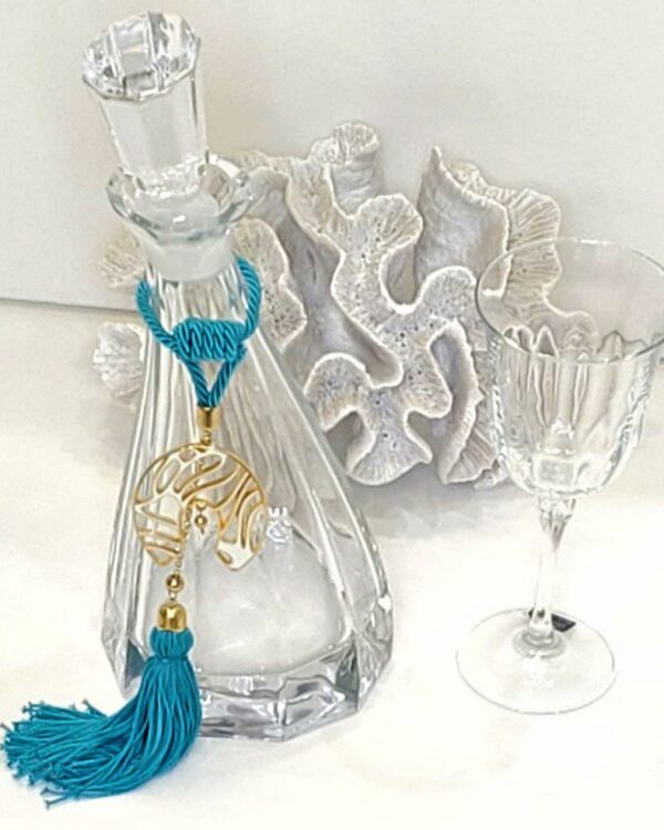 Σετ κουμπάρου με επίχρυσο στολισμό Tresento