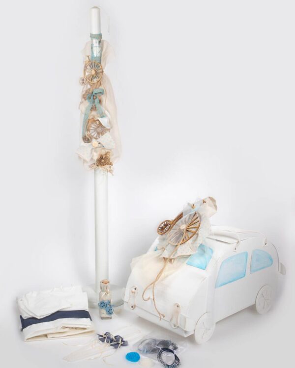 Θεματική βάπτιση με το θρυλικό αυτοκινητάκι Σκαραβαίο ή κατσαριδάκι ή beetle car