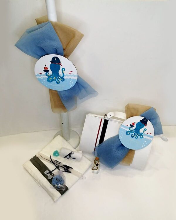 Θεματική βάπτιση με το χταπόδι και το θαλάσσιο βυθό