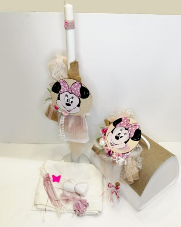 Θεματική βαπτιση με χαρακτήρε της disney minnie mouse mickie mouse