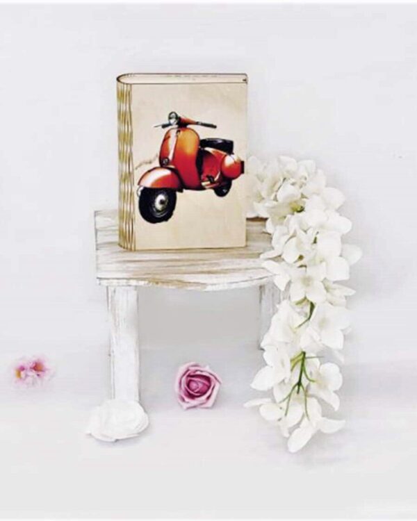 Ξύλινο κουτί μαρτυρικών για βάπτιση με ψηφιακή εκτύπωση το θέμα της βάπτισης