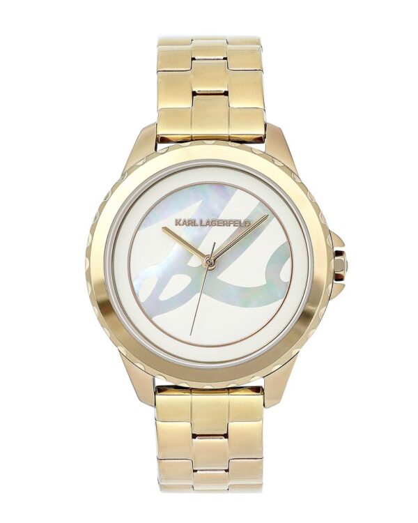Γυναικείο ρολόι του οίκου Karl Lagerfeld σε χρυσό και ασημί