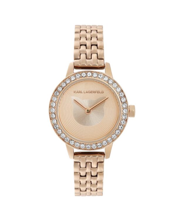 Γυναικείο ρολόι του οίκου Karl Lagerfeld σε χρυσό και ασημί