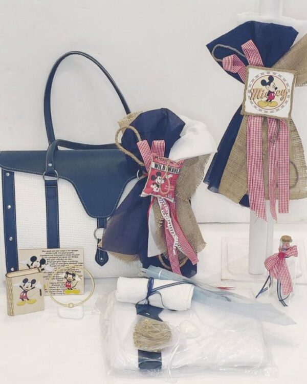 Πλήρες σετ βάπτισης με τον Mickey Mouse_Θεματική βάπτιση