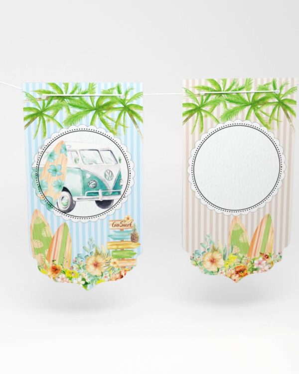 Διακοσμητικά σημαιάκια με τυπωμένο το θέμα του μυστηρίου