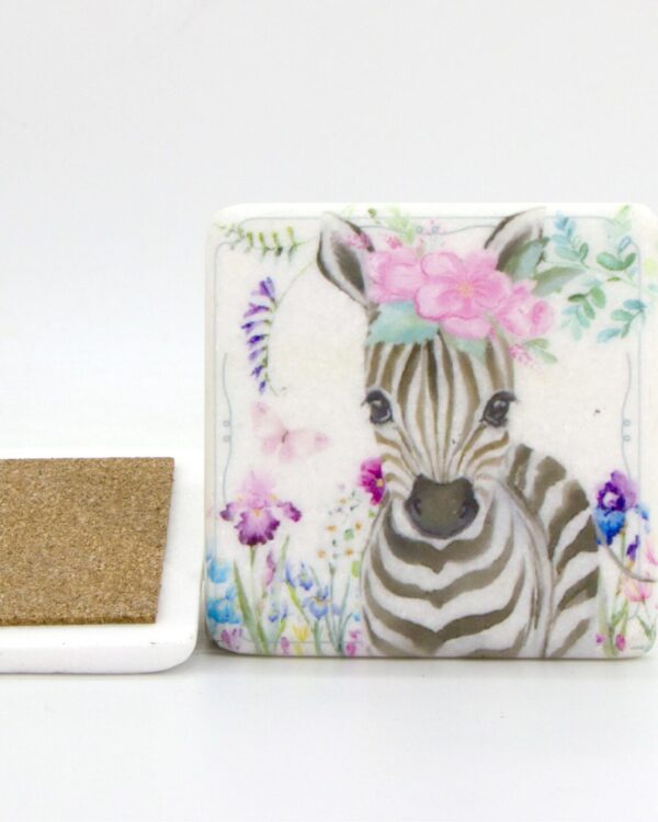 Τυπωμένο μαρμάρινο σουβέρ για μπομπονιέρα βάπτισης