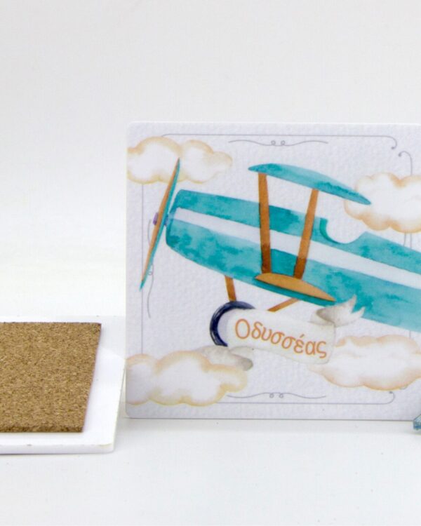 Τυπωμένο σουβέρ για μπομπονιέρα βάπτισης