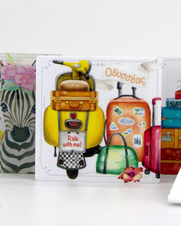 Τυπωμένο σουβέρ για μπομπονιέρα βάπτισης