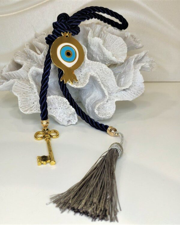 Γούρι 2022 με ρόδι, ματάκι και κλειδί