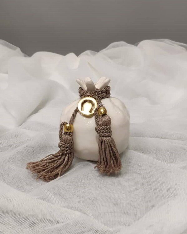 Γούρι 2023 κεραμικό ρόδι με γούρι