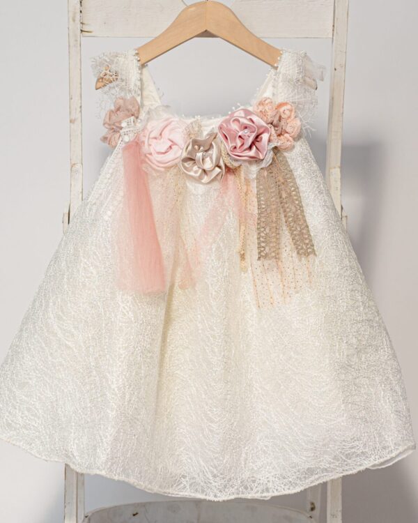 Ρομαντικό βαπτιστικό φόρεμα