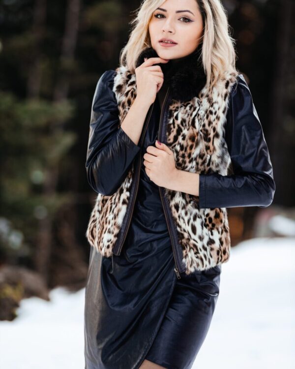 Γούνινo γιλέκο Cat Lynx natural