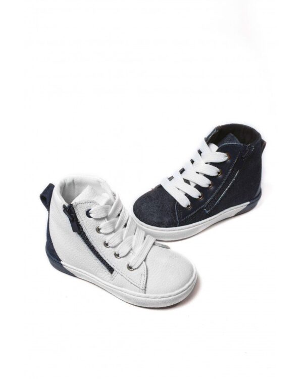 Βαπτιστικά παπούτσια δερμάτινο μποτάκι