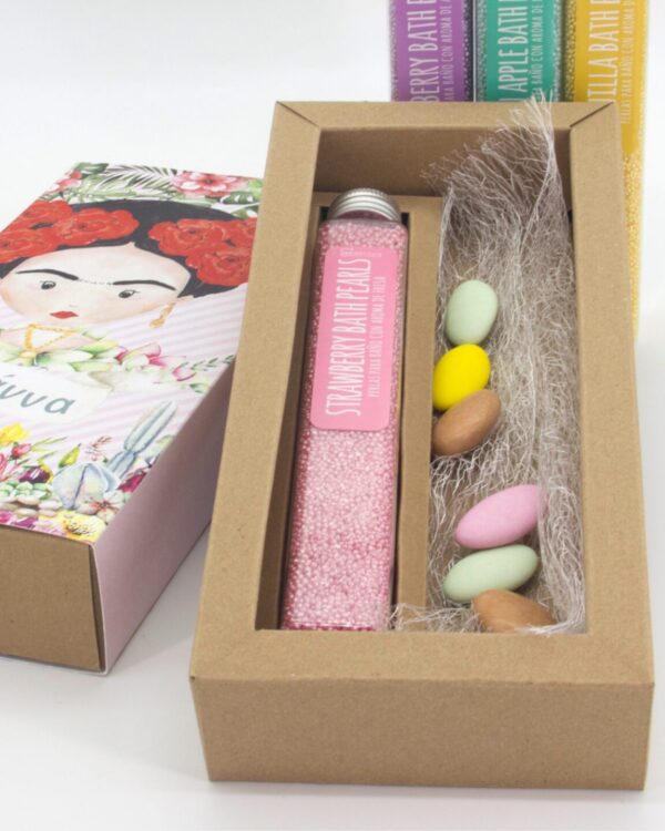 Πέρλες μπάνιου με τυπωμένο θεματικό κουτί ιδανικό για μπομπονιέρα