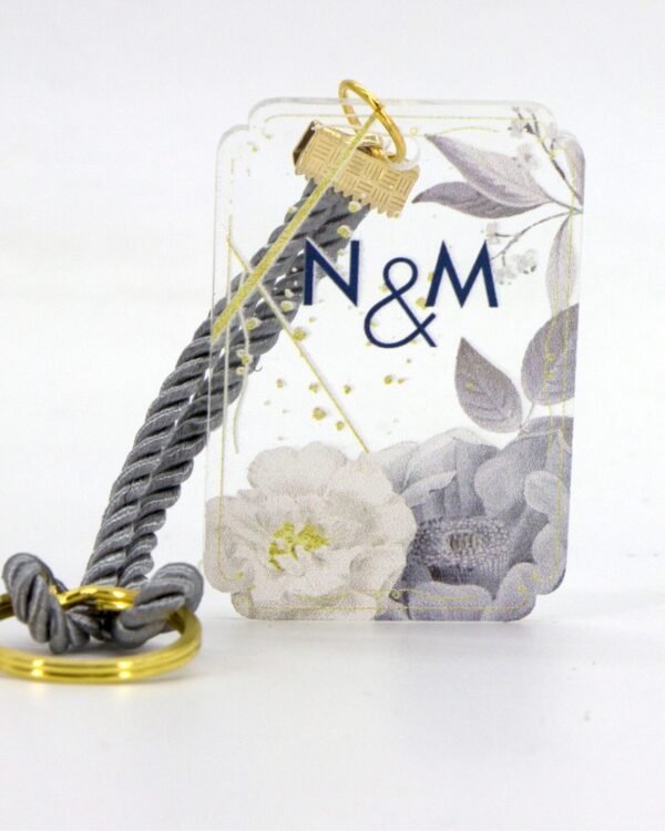 Μπρελόκ με ετικέτα plexiglass & θεματική εκτύπωση