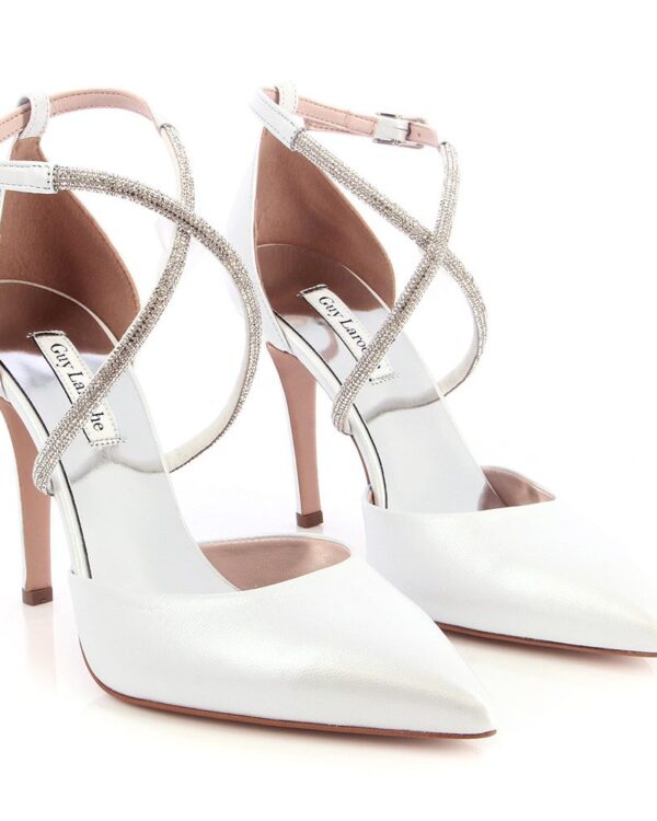 Νυφικά παπούτσια Guy Laroche λευκά