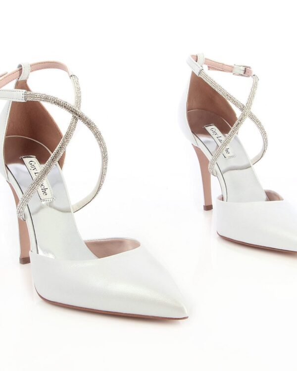 Νυφικά παπούτσια Guy Laroche λευκά