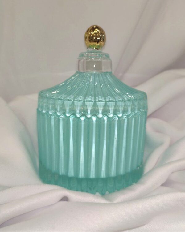 Μπομπονιέρα φοντανιέρα σε σιέλ και ροζ