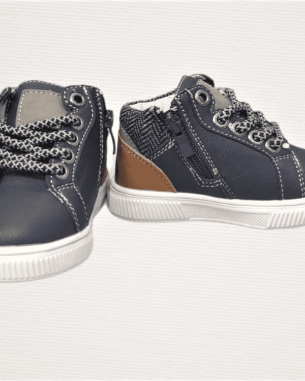 Βαπτιστικό παπούτσι μποτάκι σε μπλε σκούρο