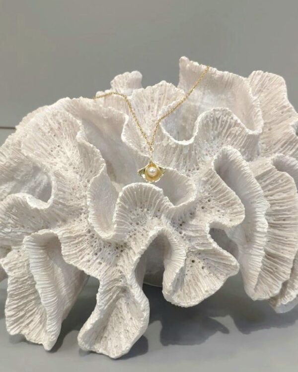 Επίχρυσο κολιέ με χρυσό ματάκι