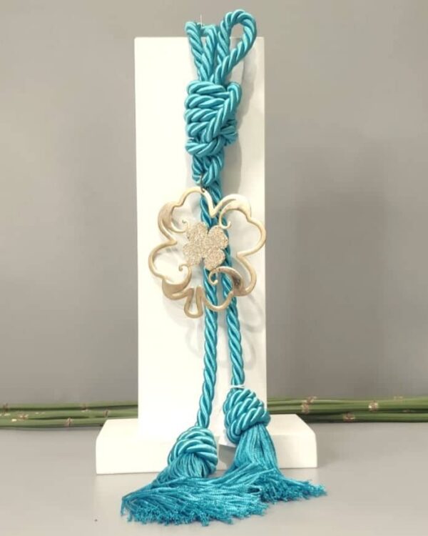 Γούρι 2023 επιχρυσωμένο με τετράφυλλο τριφύλλι