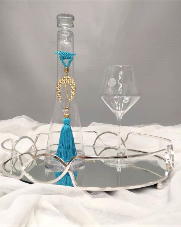 Σετ κουμπάρου Βοημίας με επίχρυσο στολισμό Tresento