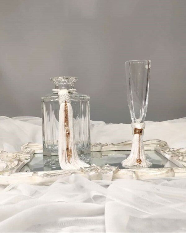 Σετ κουμπάρου από κρύσταλλο Βοημίας