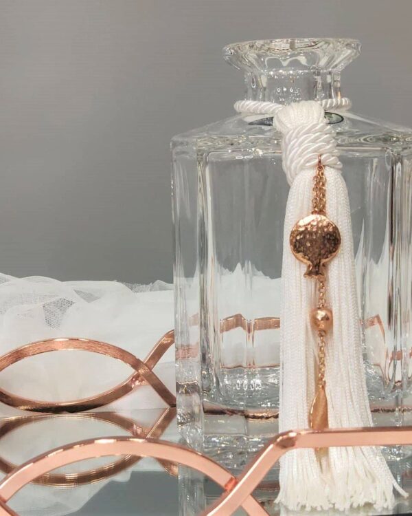 Σετ κουμπάρου Βοημίας με επίχρυσο στολισμό Tresento