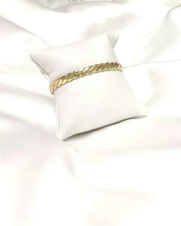 Χειροπέδα καδένα επιχρυσωμένη με 24 καράτια