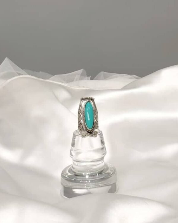 Δαχτυλίδι boho ethnic τιρκουάζ