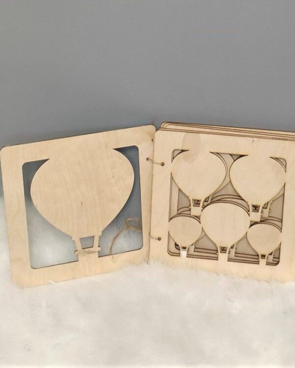 Ξύλινο Βιβλίο Ευχών Αερόστατο