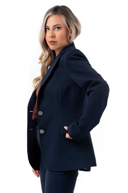 Γυναικείο κοστούμι σε navy blue