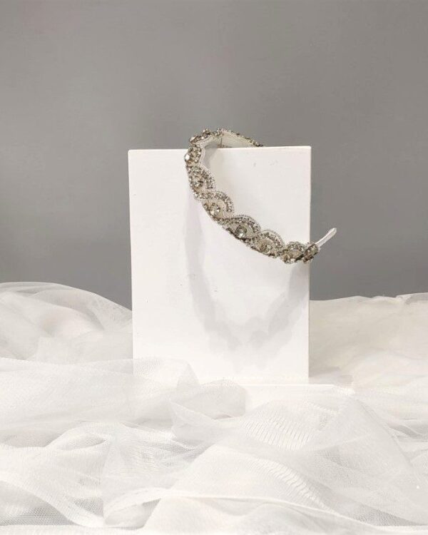 Νυφική στέκα με Swarovski