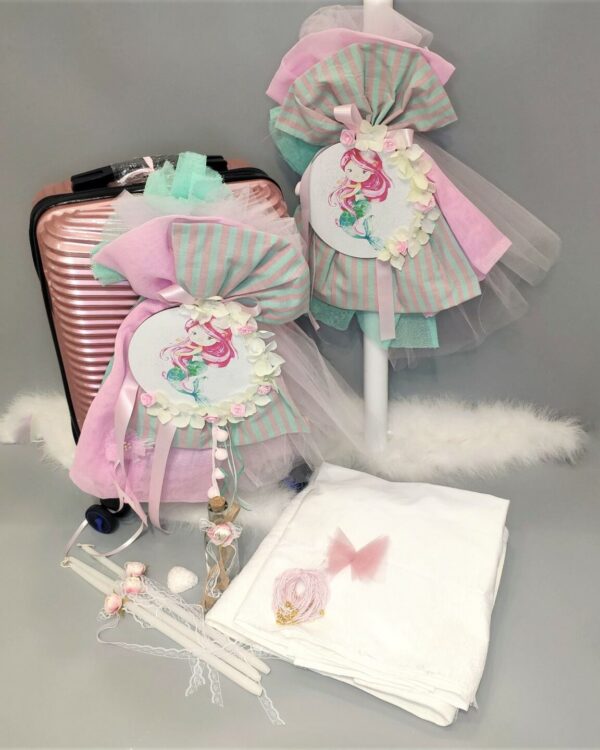 Πλήρες σετ βάπτισης για κορίτσι με την Ariel την γοργόνα