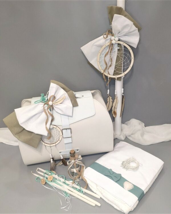 Πλήρες σετ βάπτισης με ονειροπαγίδα