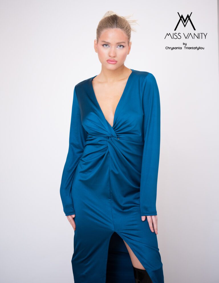 Dresses Foremata Velmira Forema Me Bathi Ntekolte Deep V Mini Dress