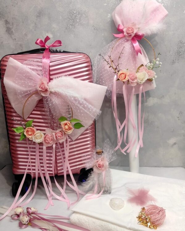 σετ στεφανάκι χρυσό