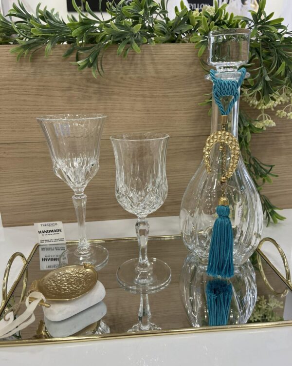 Σετ κουμπάρου Βοημίας με επίχρυσο στολισμό