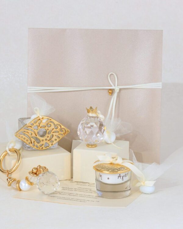 Exclusive σετ βάπτισης με επίχρυσα 24k