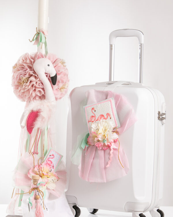 Ολοκληρωμένο πακέτο βάπτισης flamingo