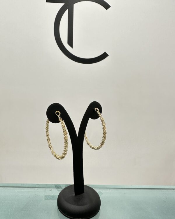 Σκουλαρίκια κρίκοι σε χρυσό